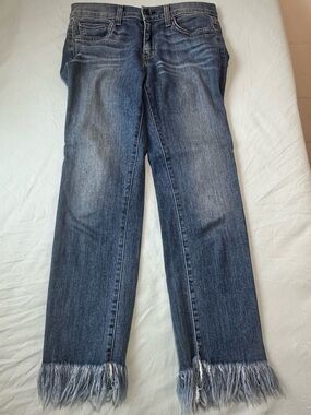 Principle Denim Innovators American Made Fringe Hem Jeans Size 27